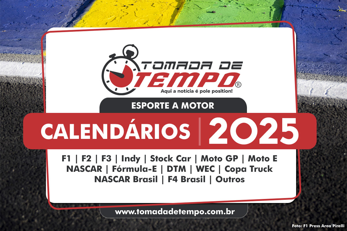 Calendários 2025 - Automobilismo | Esporte a Motor