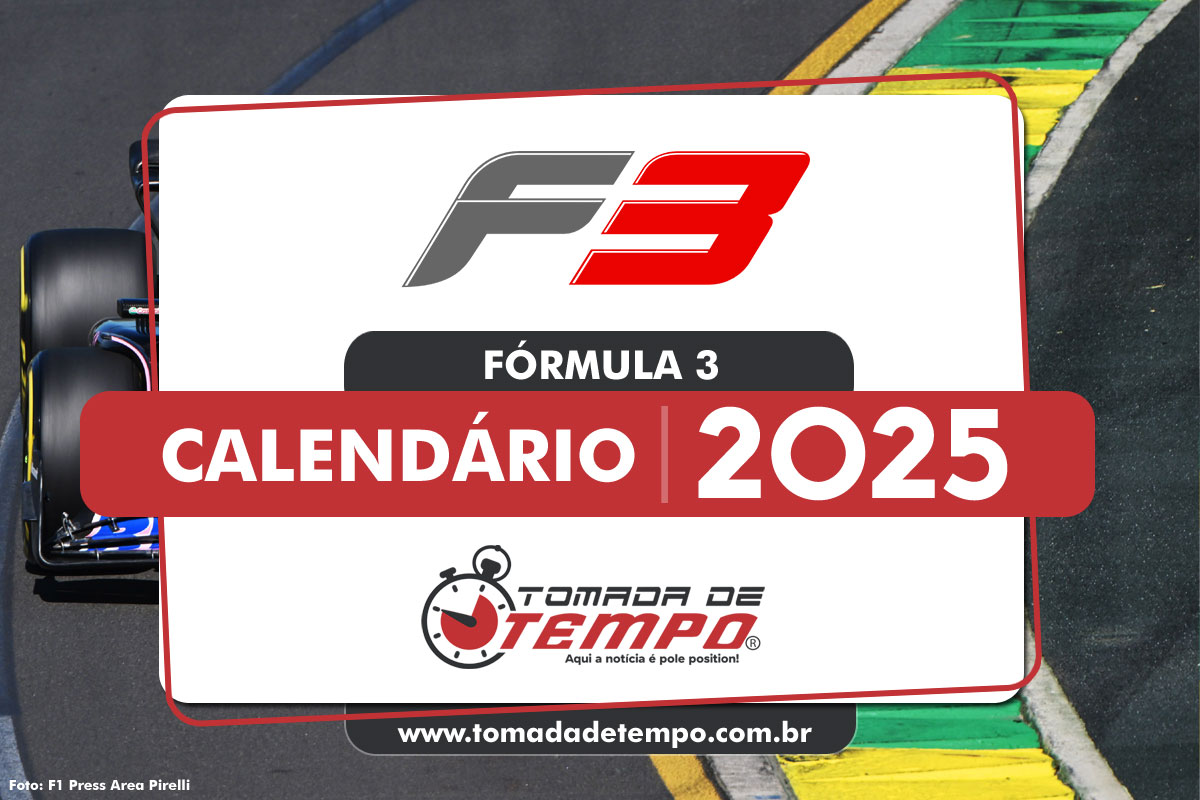 Calendário da FÓRMULA 3 (F3) 2025