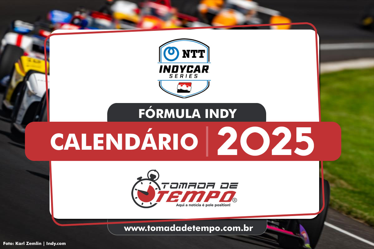 Calendário da FÓRMULA INDY 2025