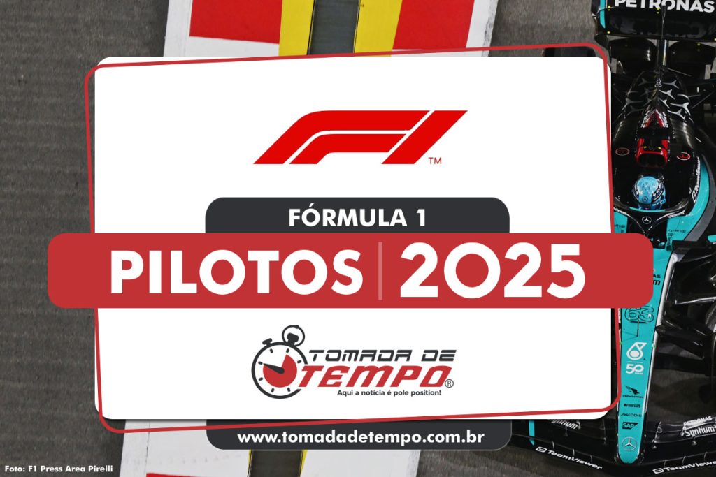 FÓRMULA 1 Os pilotos e as equipes para a temporada 2025 da F1