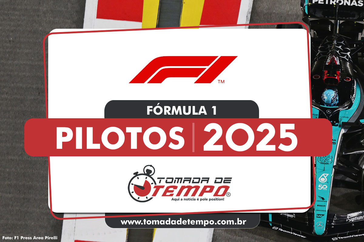 FÓRMULA 1 - Pilotos e equipes de 2025