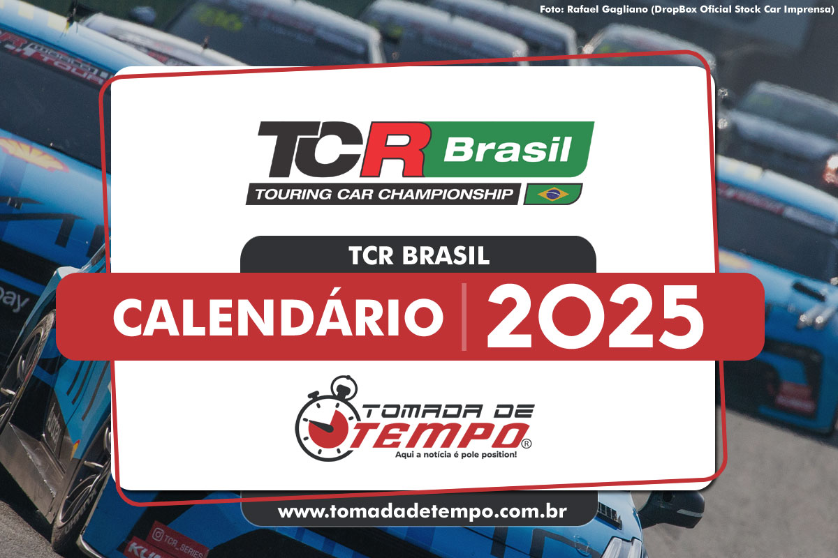 Calendário do TCR BRASIL - 2025